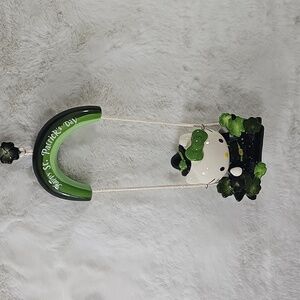 Blue Sky Hello Kitty Happy St. Patrick's Day Garden Swinger